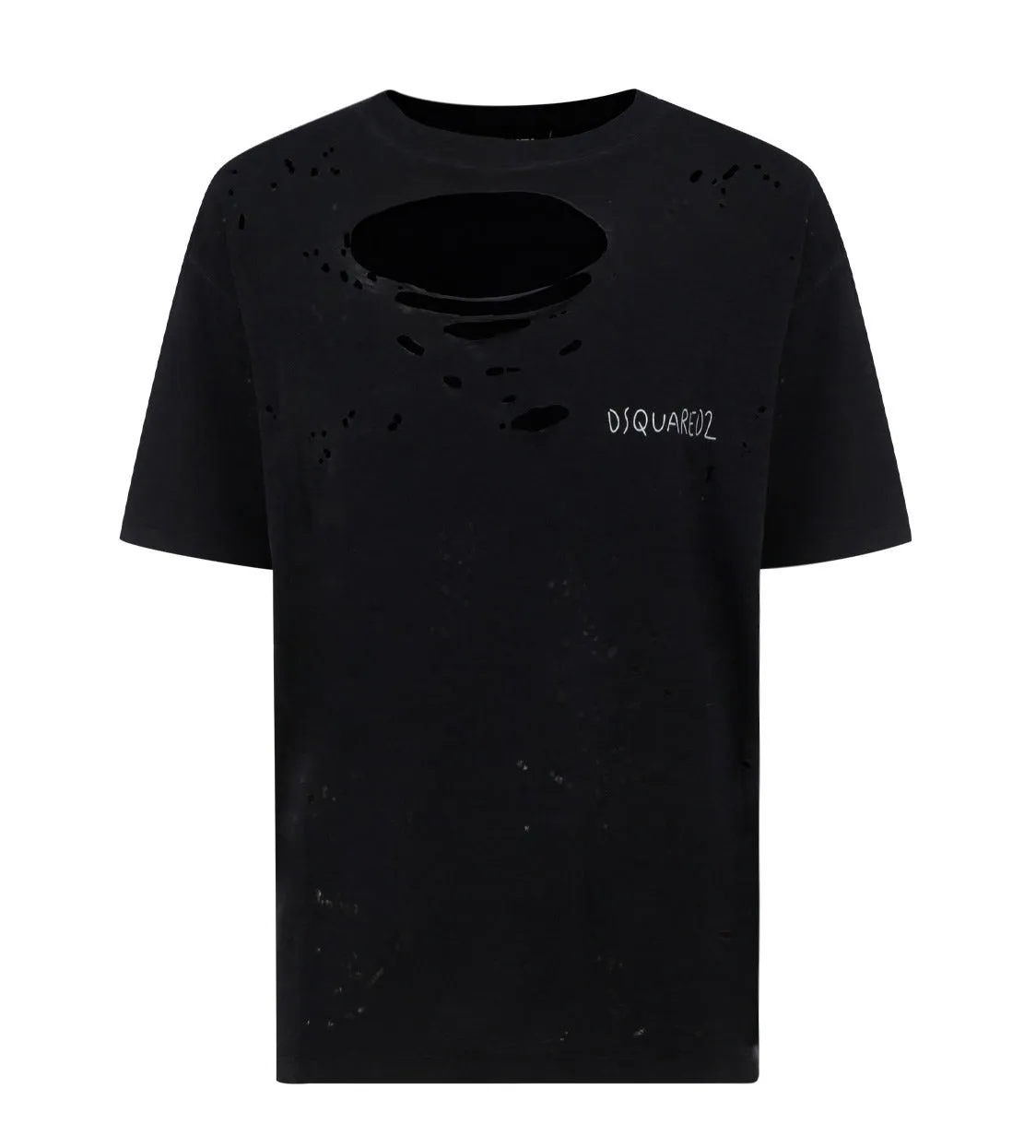 Dsquared2 Cut-Out Detailed Crewneck T-Shirt