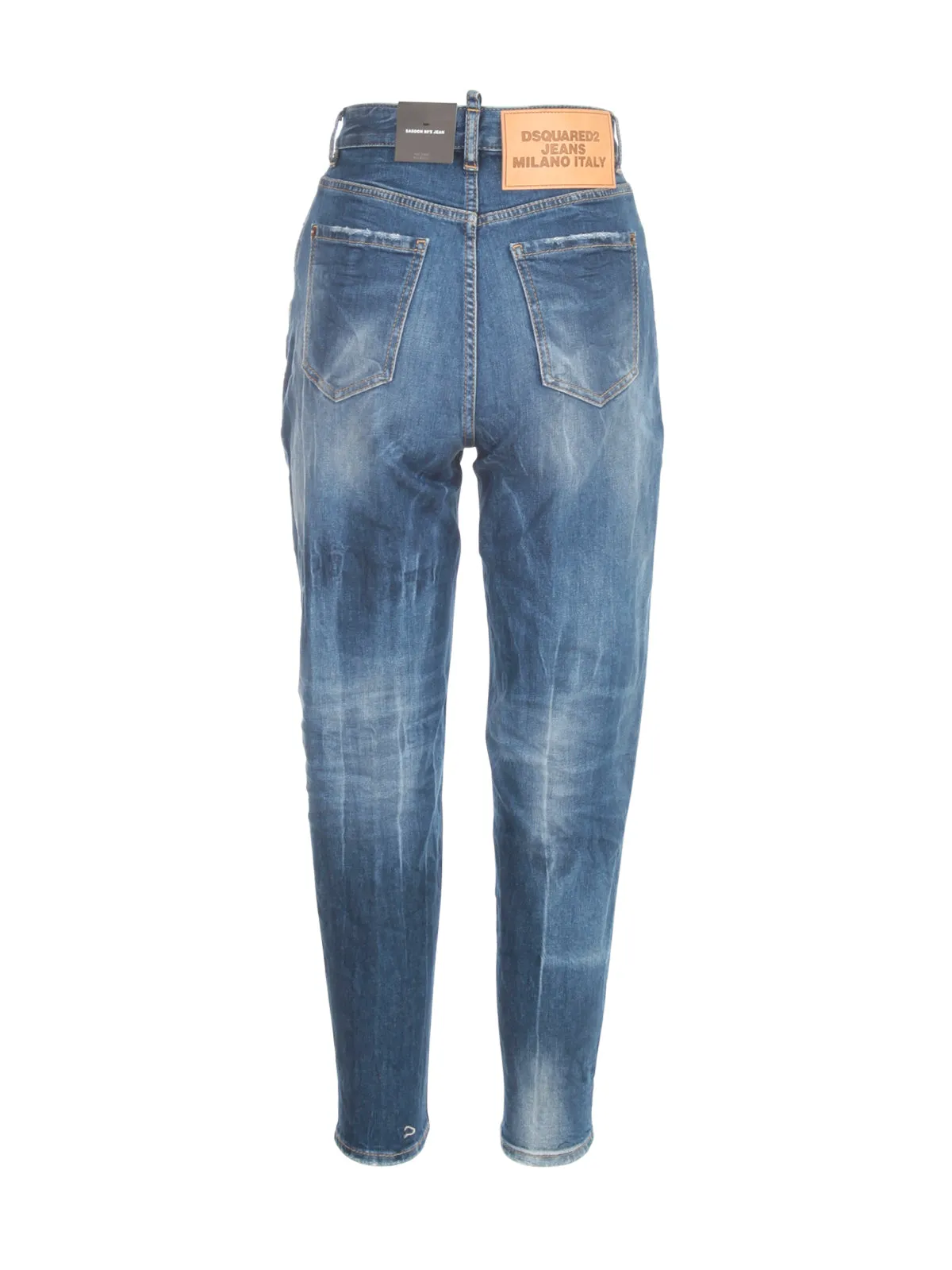 Dsquared2 Distressed High-Waisted Jeans