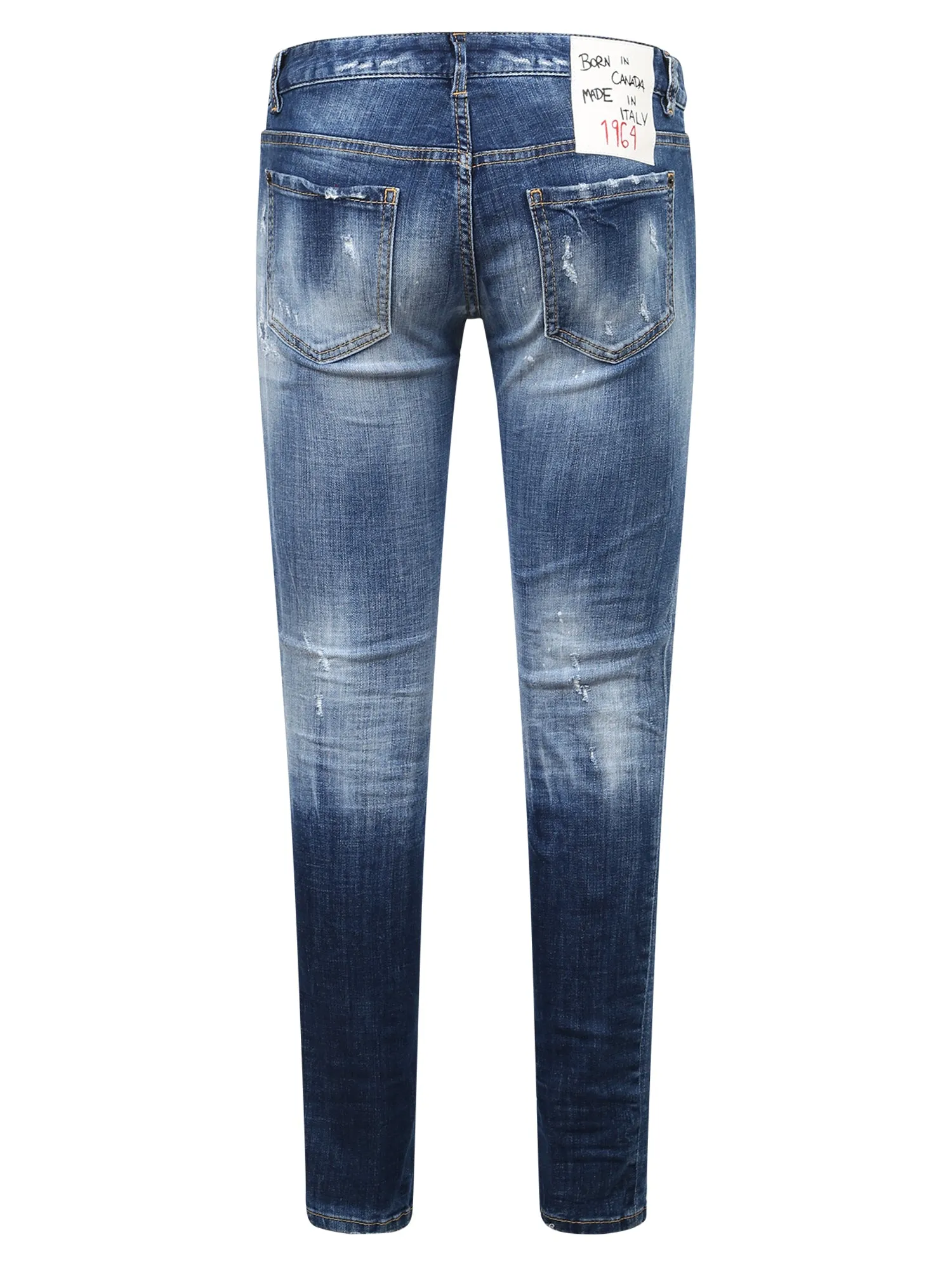 Dsquared2 Jennifer Floral Printed Distressed Jeans