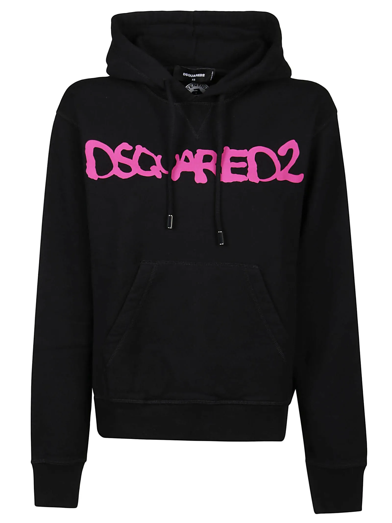 Dsquared2 Logo Print Drawstring Hoodie