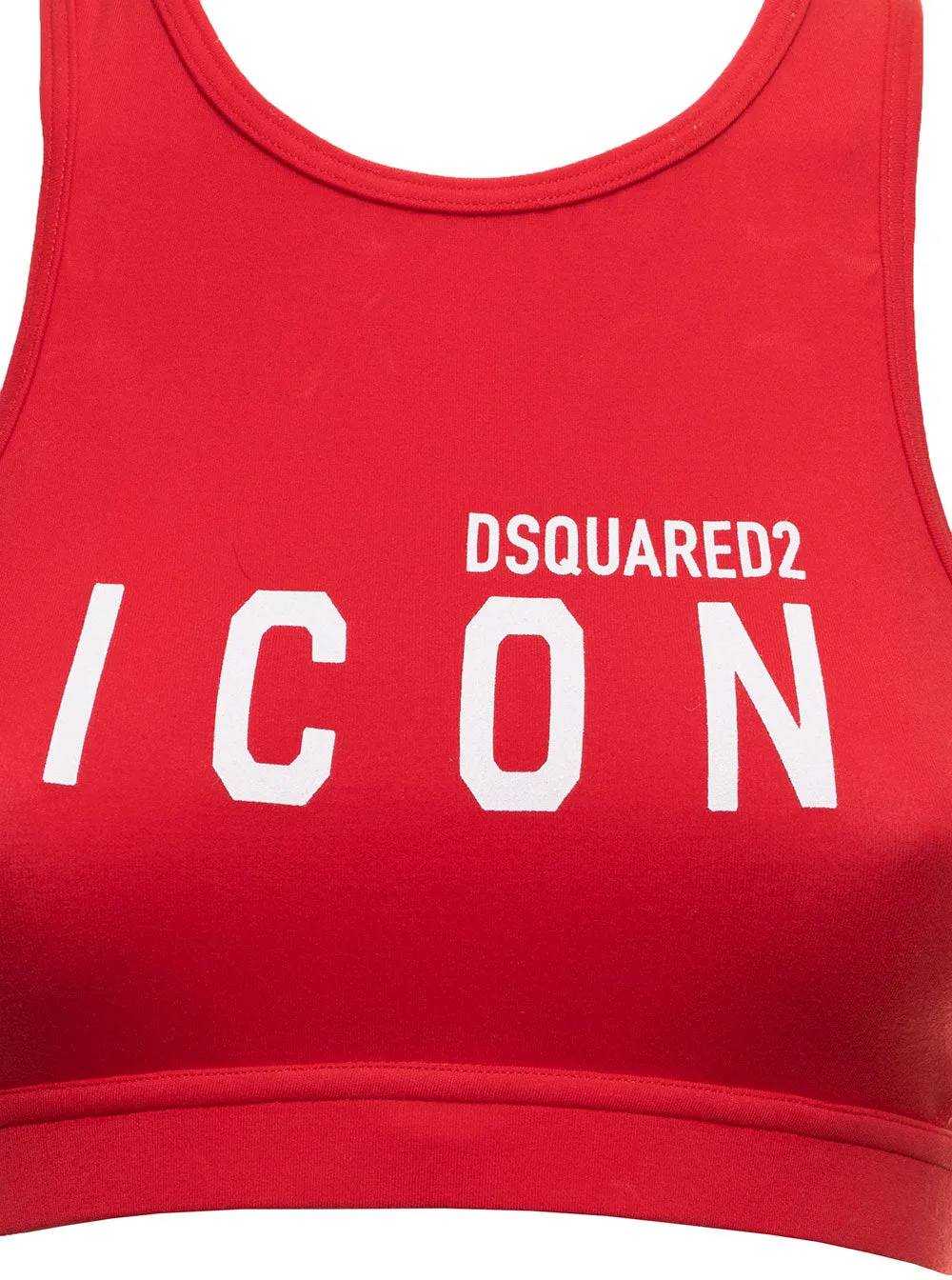 Dsquared2 Logo Printed Stretch Tank Top