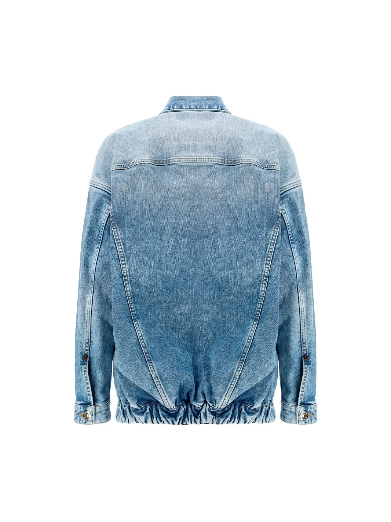 Dsquared2 Logo Waistband Buttoned Denim Jacket