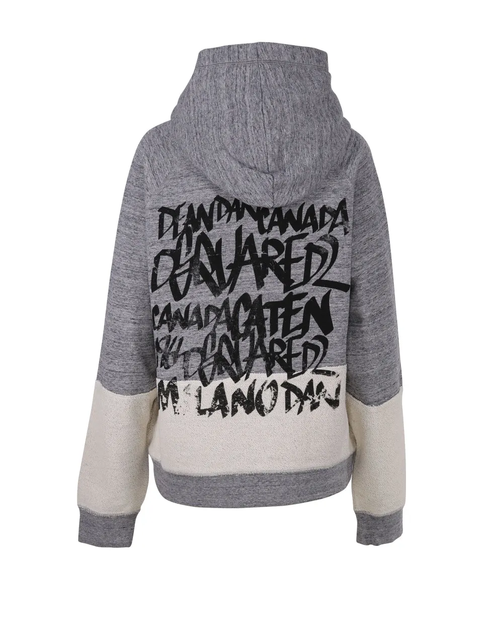 Dsquared2 Printed Two-Tone Hoodie