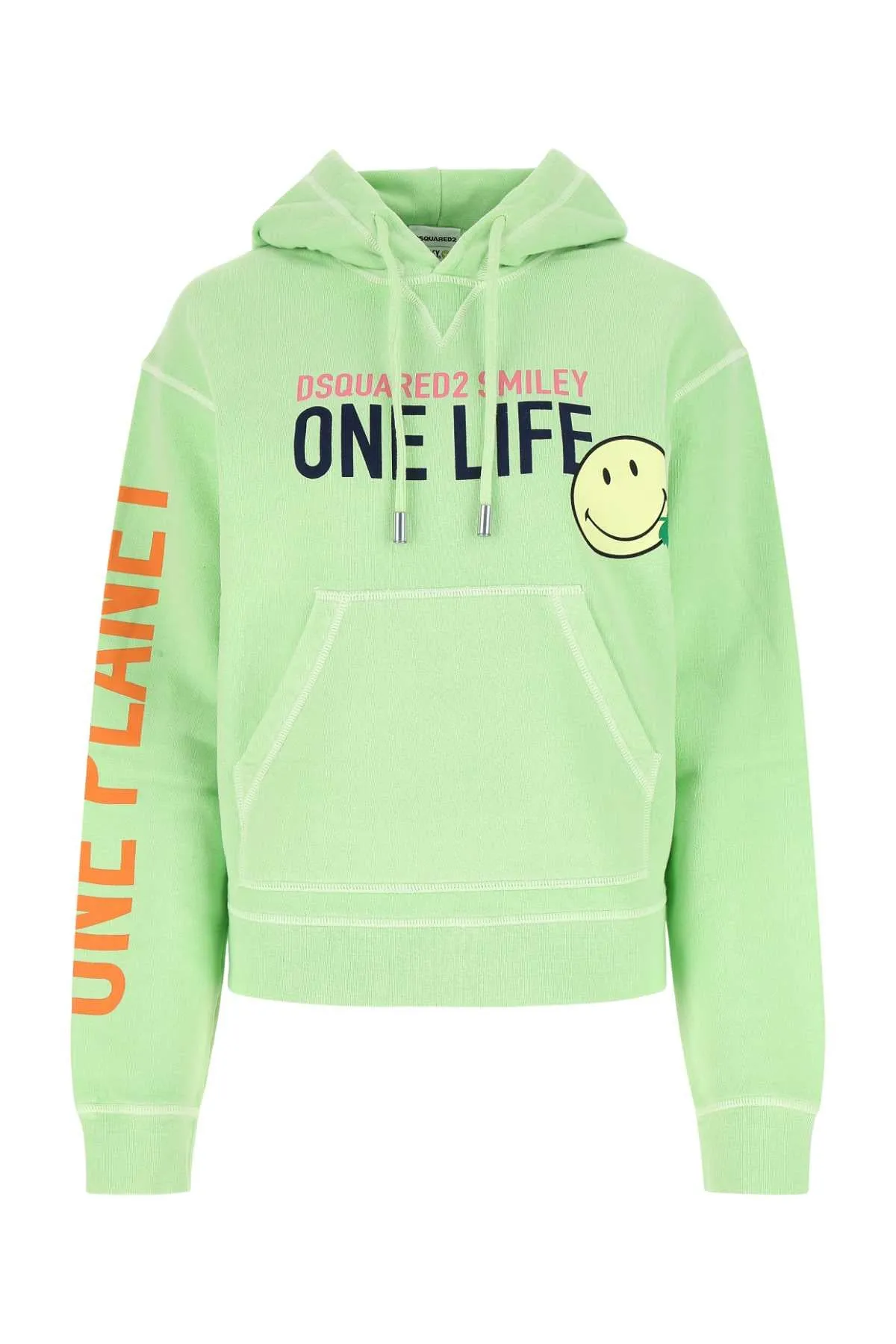 Dsquared2 Slogan Print Drawstring Hoodie
