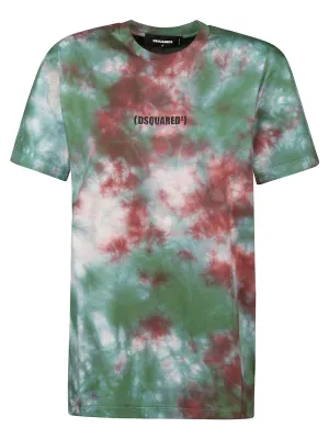 Dsquared2 Tie-Dye Crewneck T-Shirt