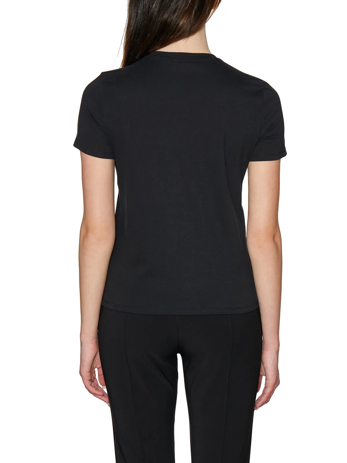 Elisabetta Franchi Chain Detailed Crewneck T-Shirt