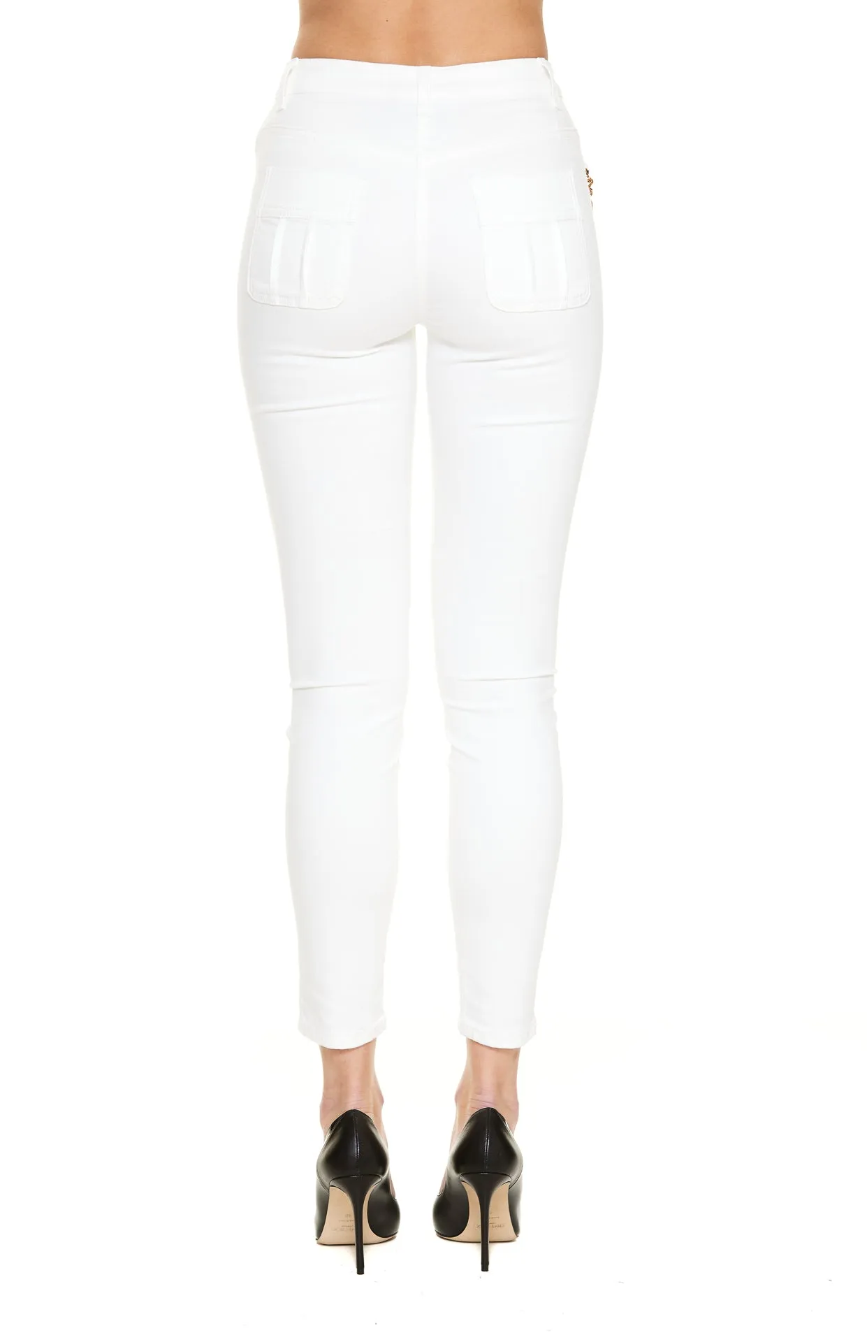 Elisabetta Franchi High Waist Skinny Jeans