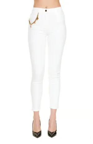 Elisabetta Franchi High Waist Skinny Jeans