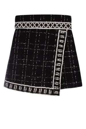 Elisabetta Franchi High-Waisted Asymmetric Skirt