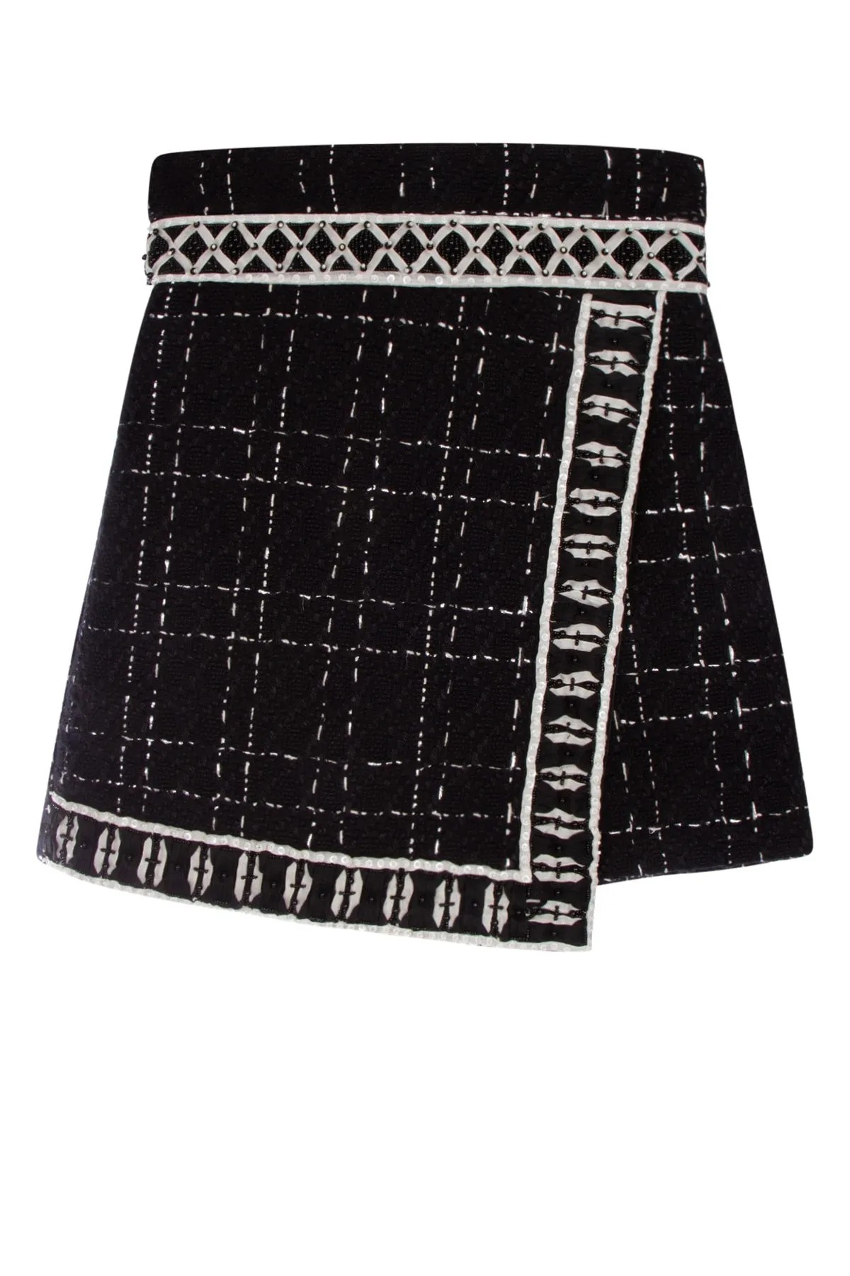 Elisabetta Franchi High-Waisted Asymmetric Skirt