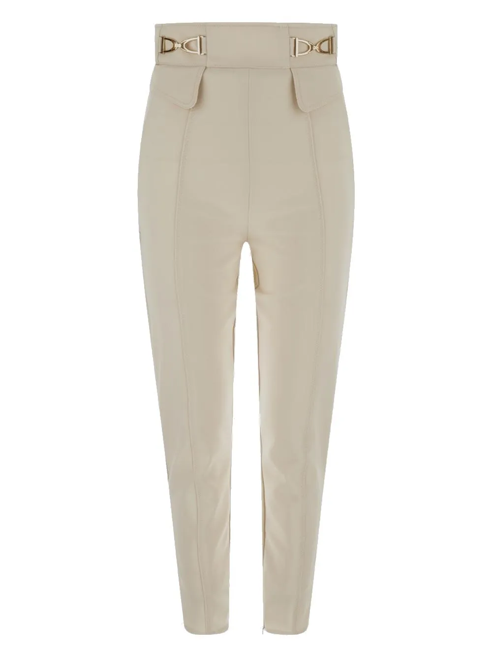 Elisabetta Franchi High Waisted Stretched Trousers