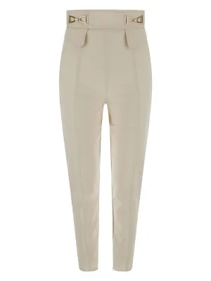 Elisabetta Franchi High Waisted Stretched Trousers