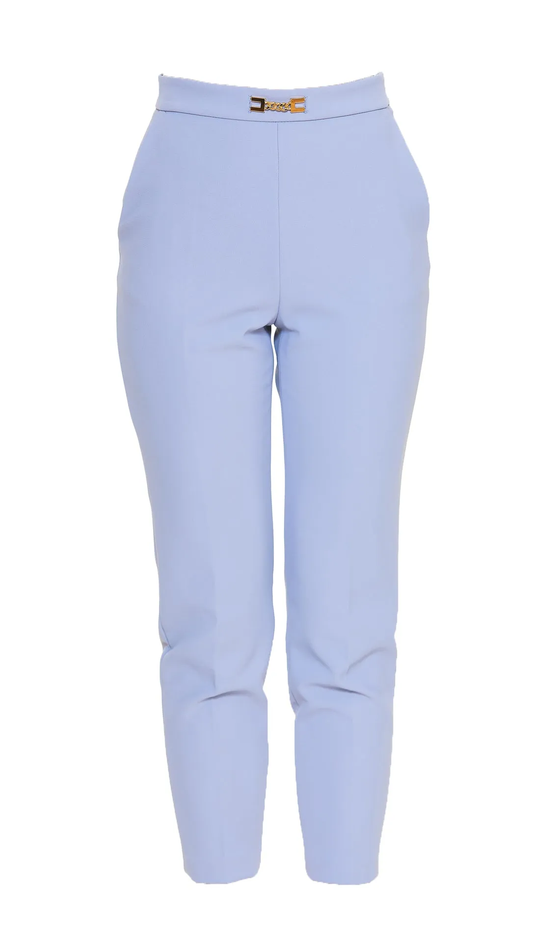 Elisabetta Franchi Horsebit-Detailed Cigarette Pants
