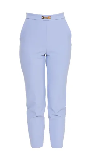Elisabetta Franchi Horsebit-Detailed Cigarette Pants