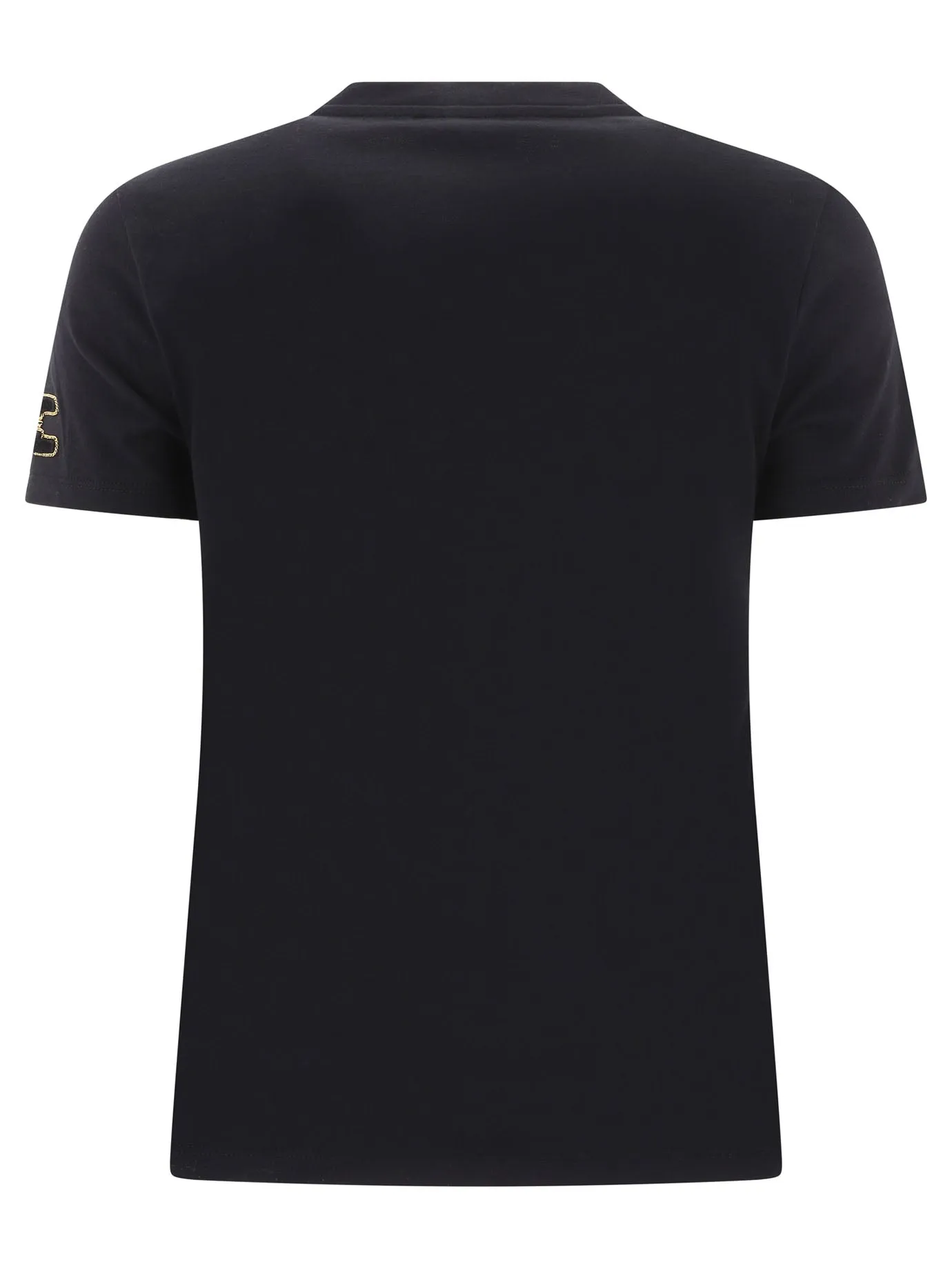 Elisabetta Franchi Logo Embroidered Crewneck T-Shirt