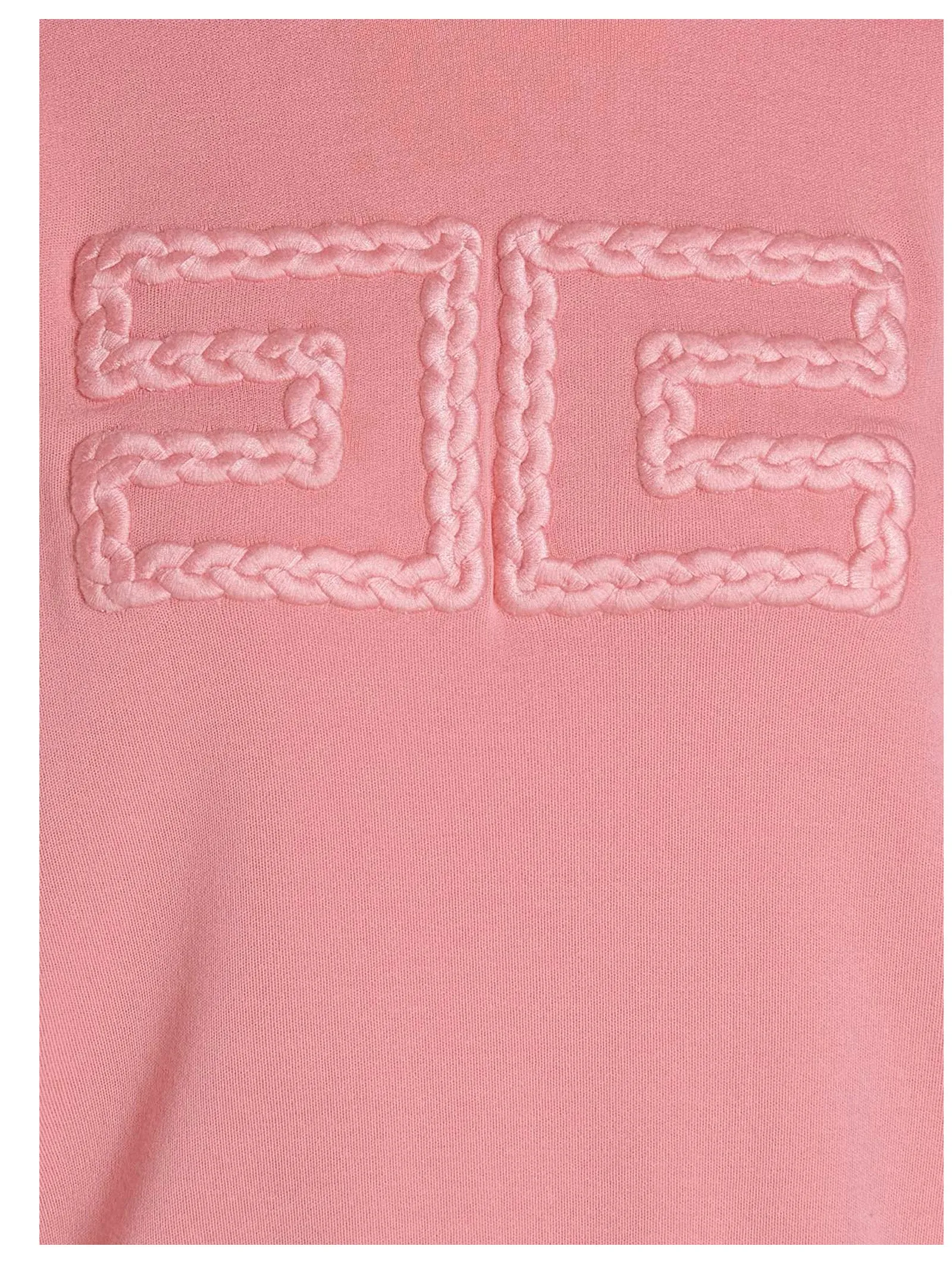 Elisabetta Franchi Logo Embroidered Hoodie