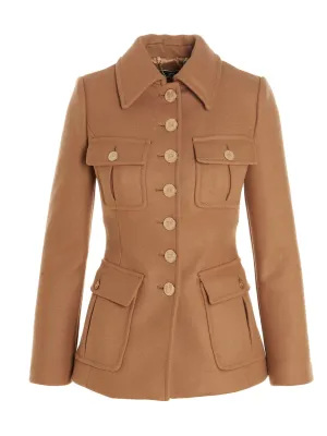 Elisabetta Franchi Single Breasted Tailored Jacket