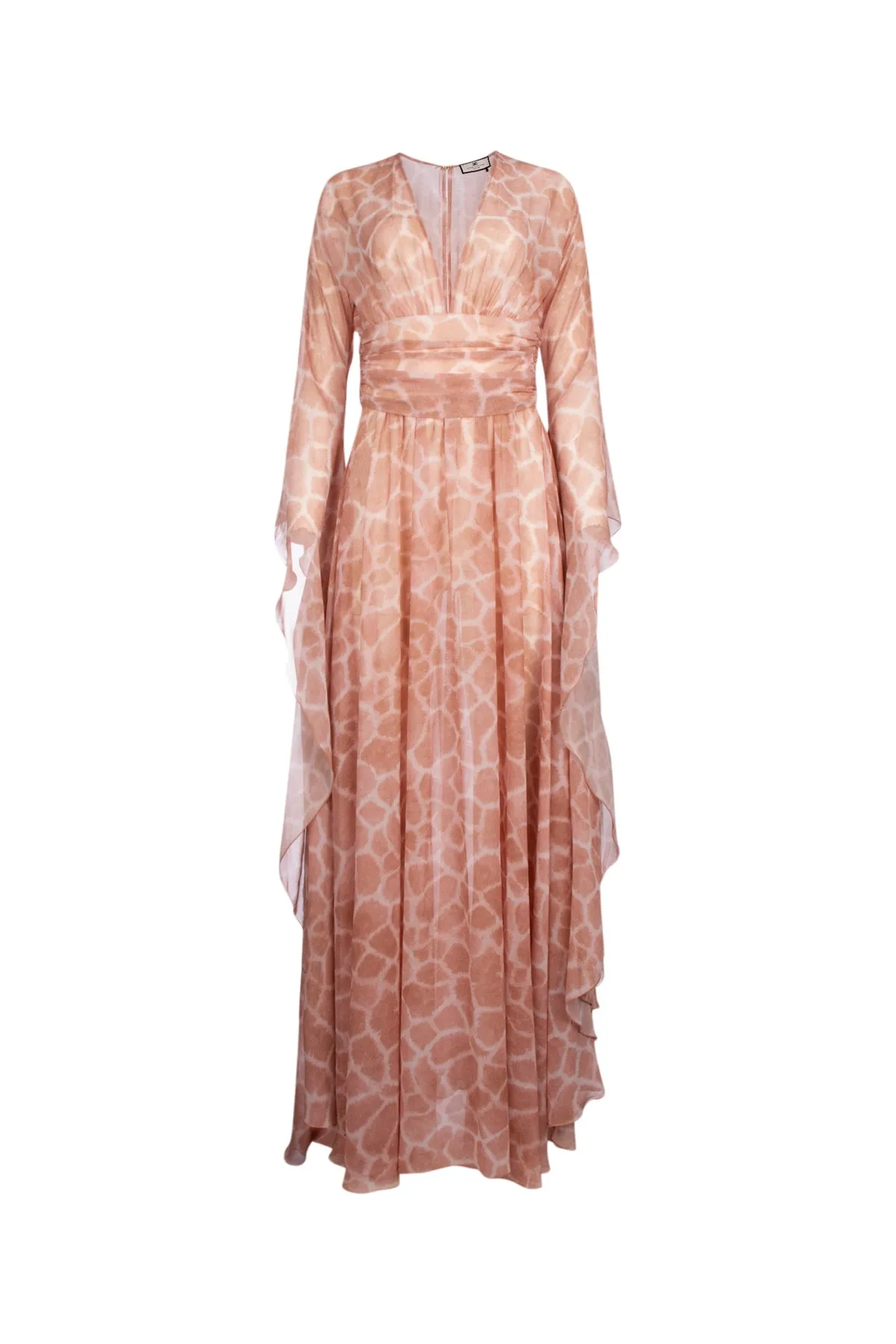 Elisabetta Franchi V-Neck Draped Dress