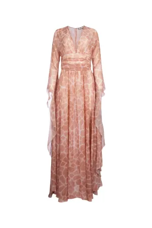 Elisabetta Franchi V-Neck Draped Dress