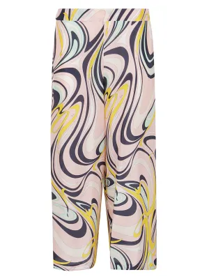 Emilio Pucci Wide-Leg Cropped Trousers