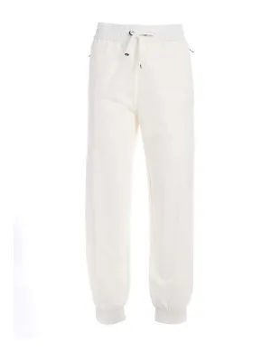 Emporio Armani Straight leg Drawstring Trousers