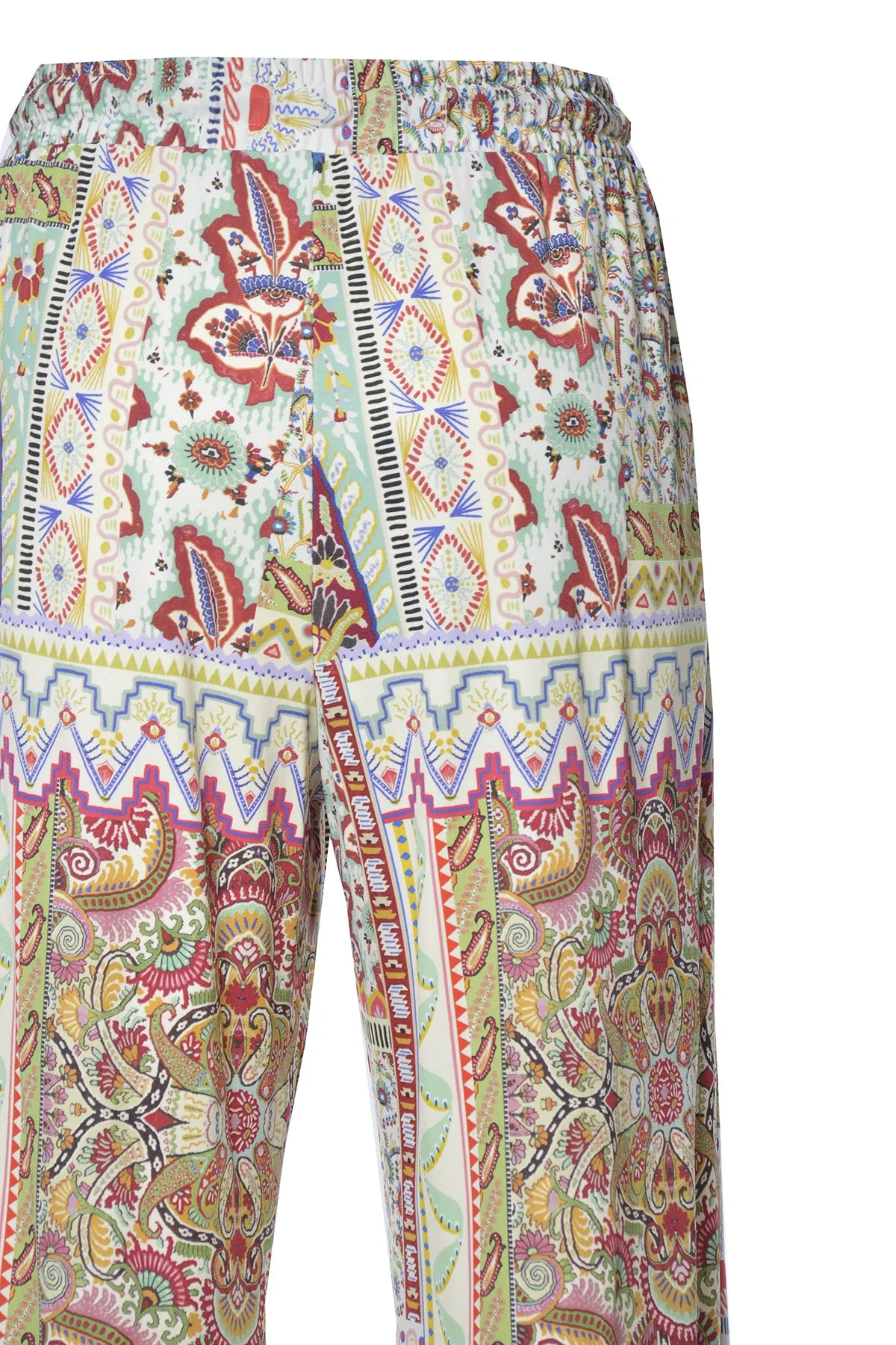 Etro Graphic-Print Drawstring Stretch Pants