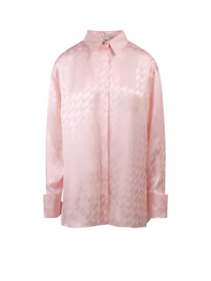 Fendi Allover Logo Long-Sleeved Shirt