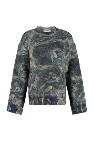 Fendi Crewneck Oversized Sweater