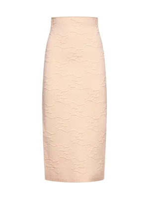 Fendi FF Karligraphy High Waisted Skirt