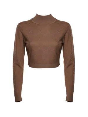 Fendi FF Karligraphy Motif Sweater