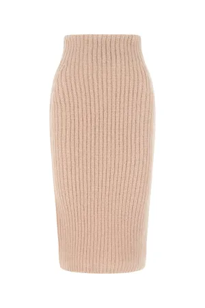 Fendi High-Rise Ribbed Knit Pencil Skirt