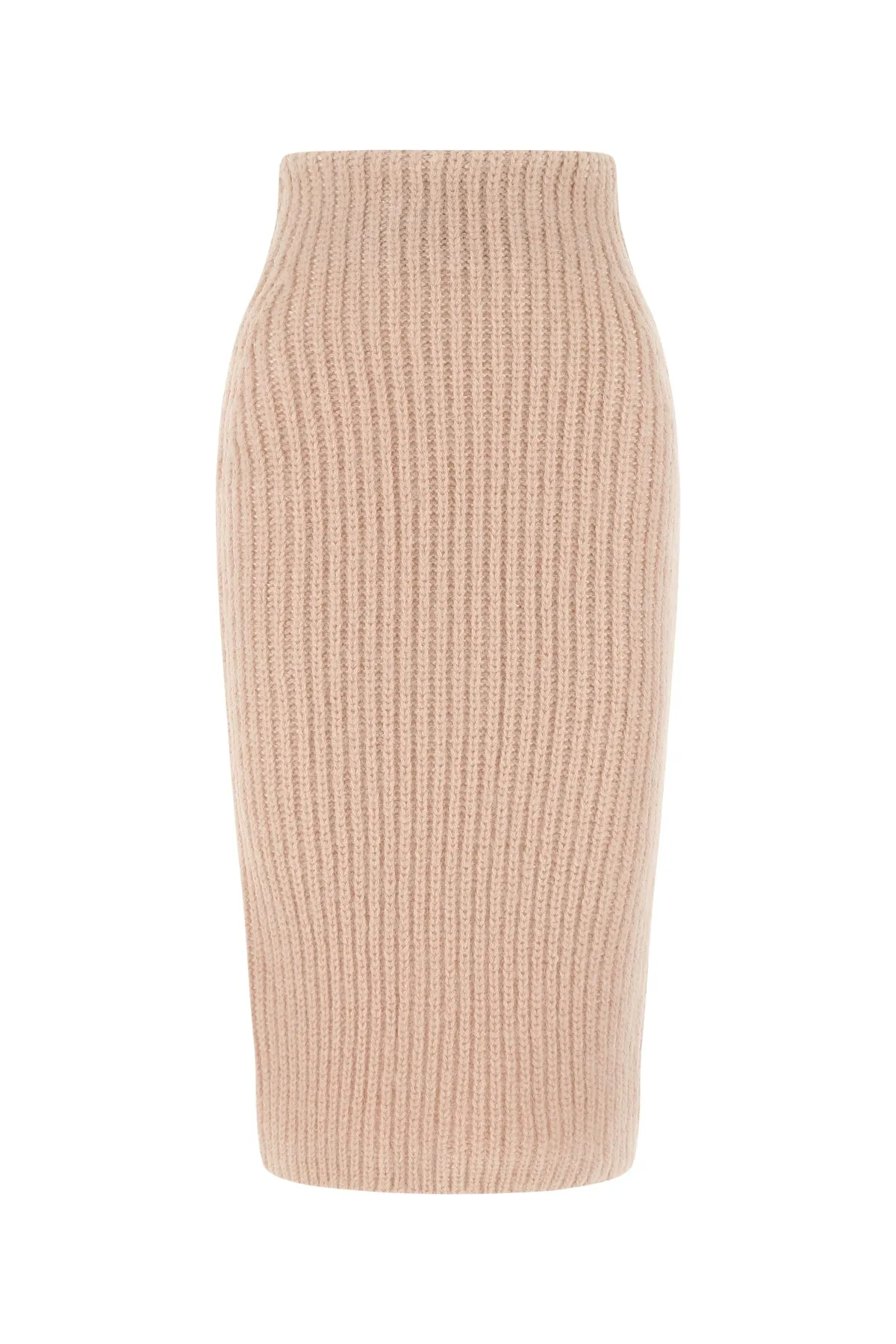 Fendi High-Rise Ribbed Knit Pencil Skirt