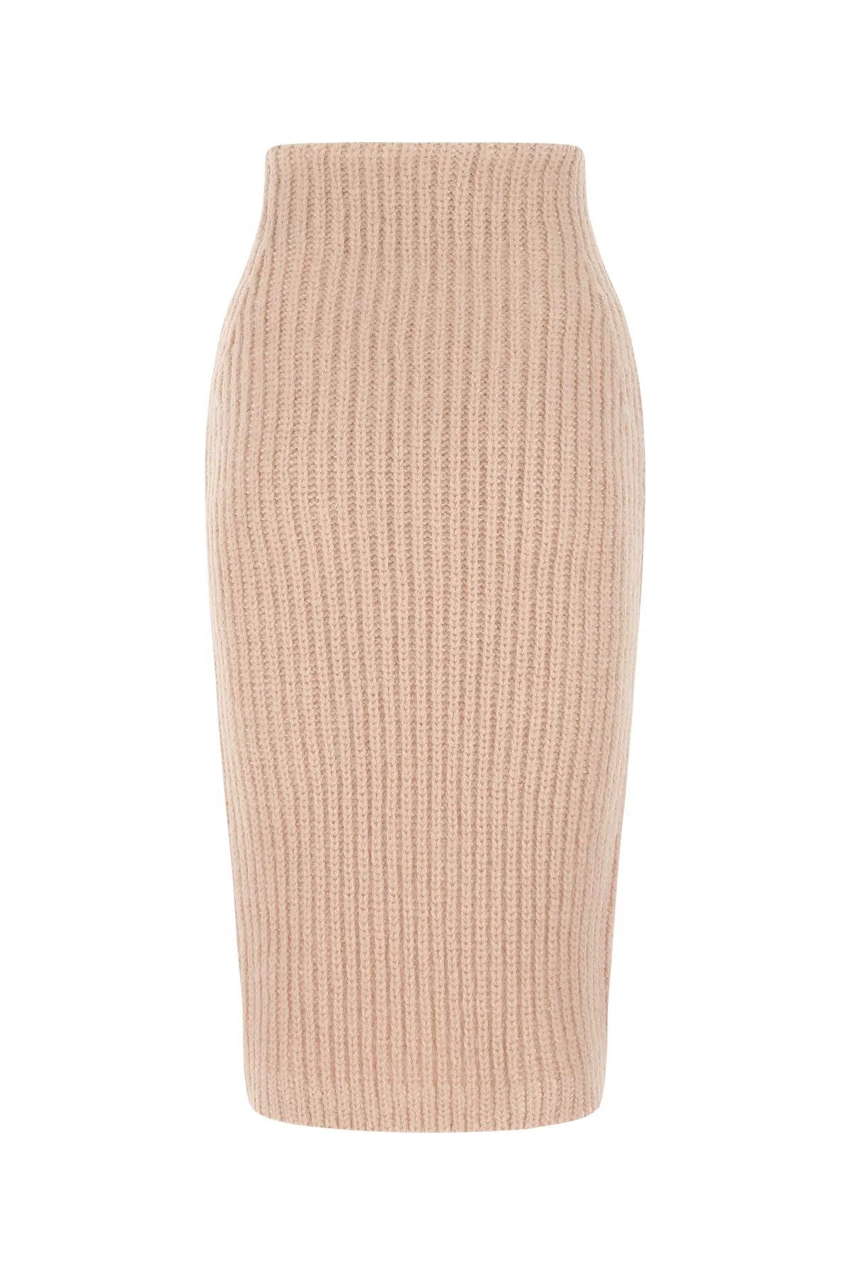 Fendi High-Rise Ribbed Knit Pencil Skirt