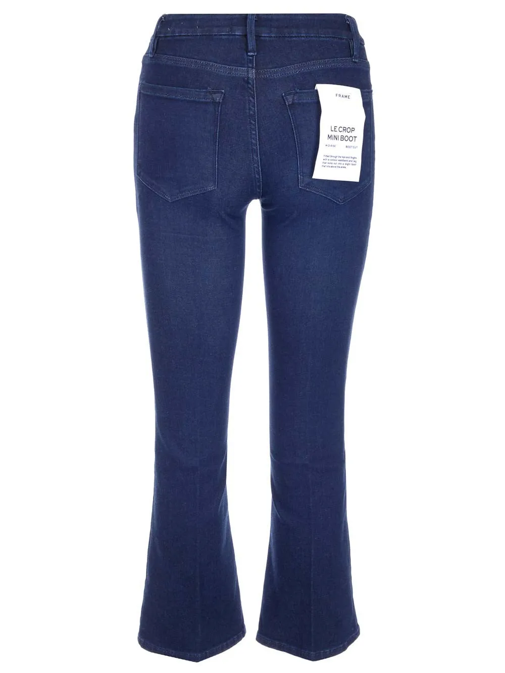 Frame Le Crop Kick Flared Mid-Rise Jeans