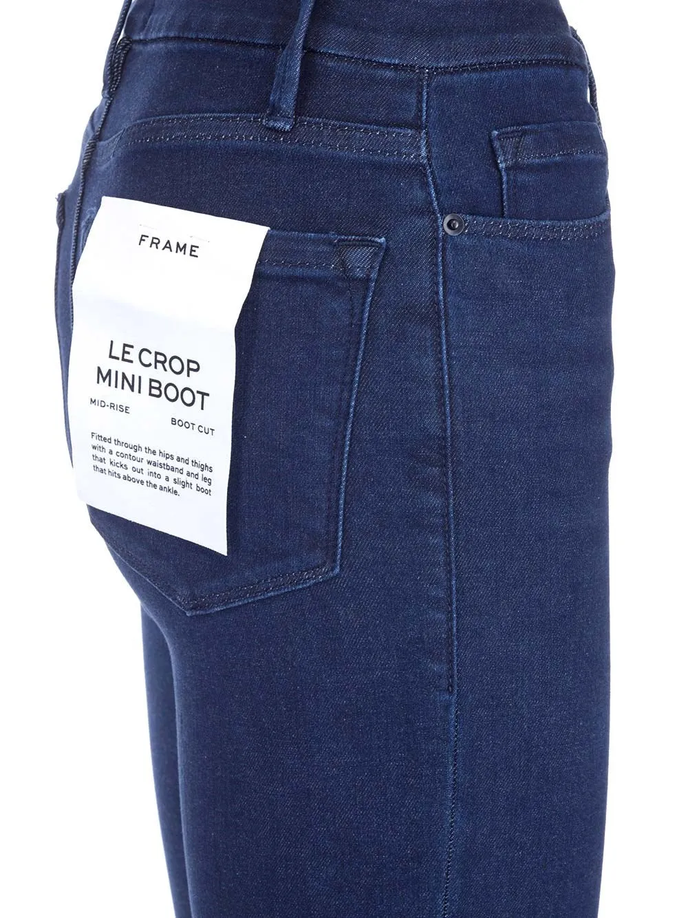 Frame Le Crop Kick Flared Mid-Rise Jeans