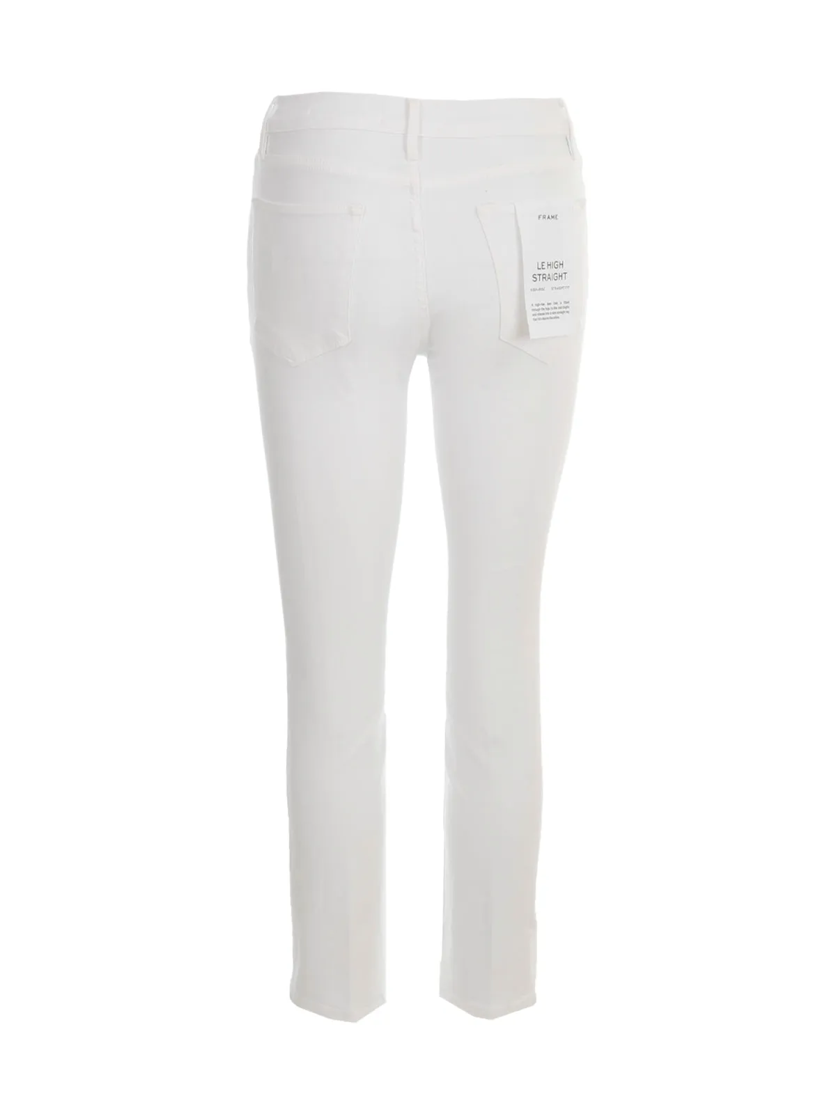 Frame Le High Straight-Leg Cropped Jeans