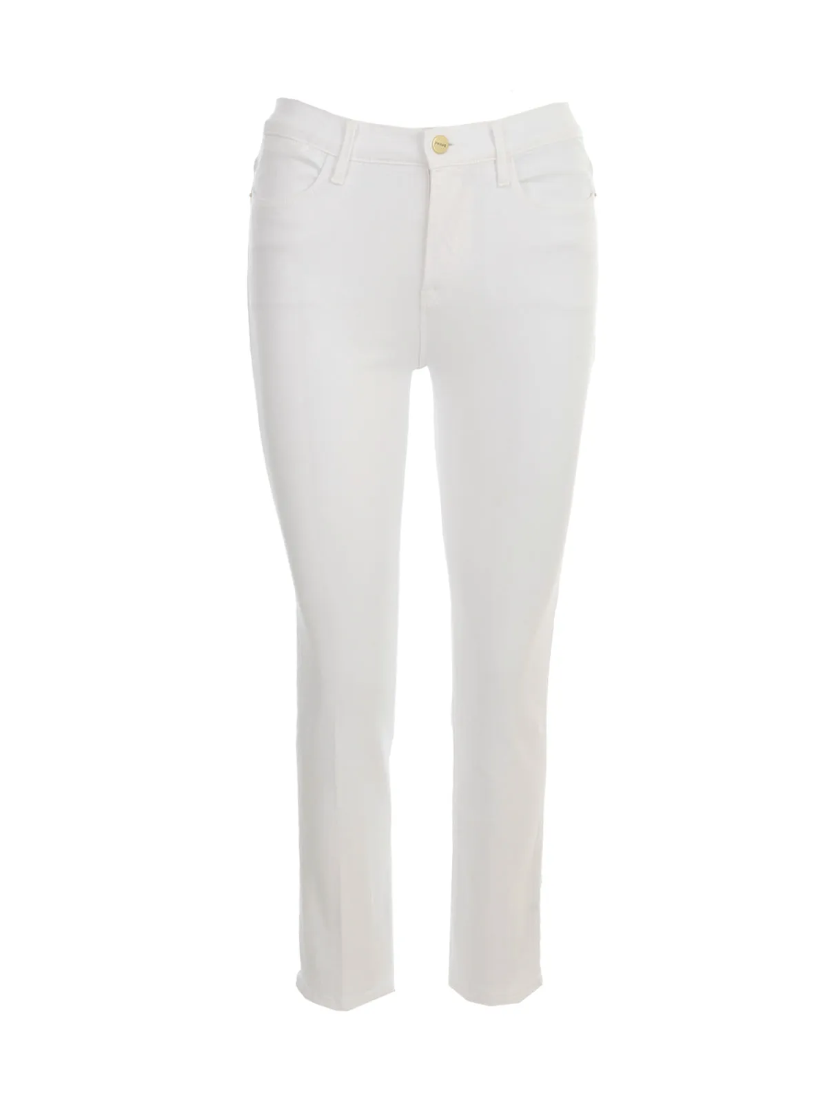 Frame Le High Straight-Leg Cropped Jeans