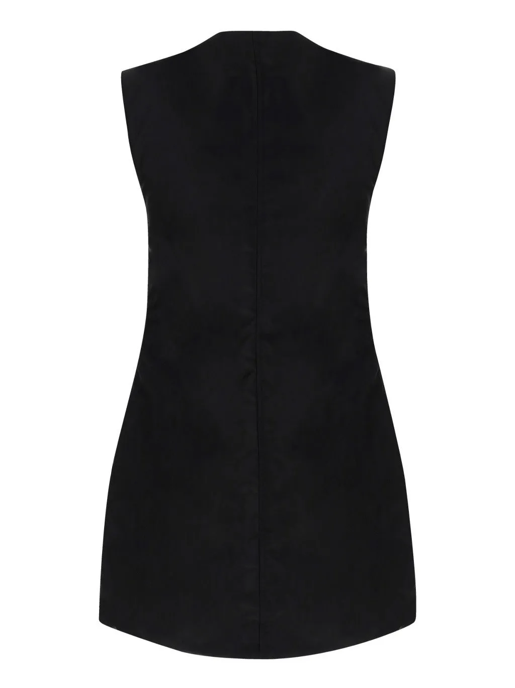 Ganni Asymmetrical Zipped Sleeveless Dress
