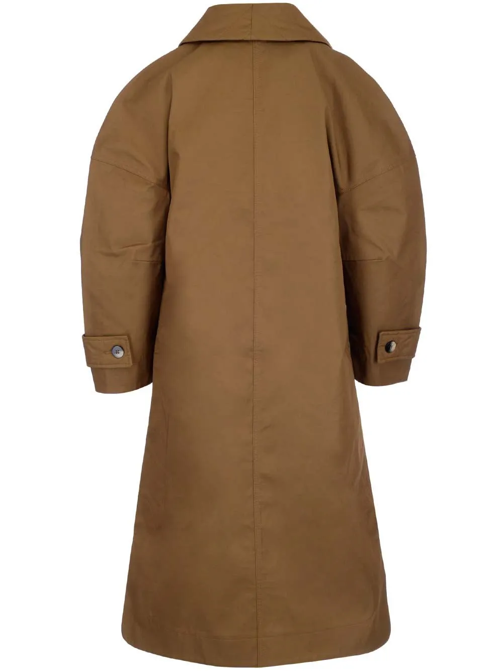 Ganni Drop Shoulder Buttoned Coat