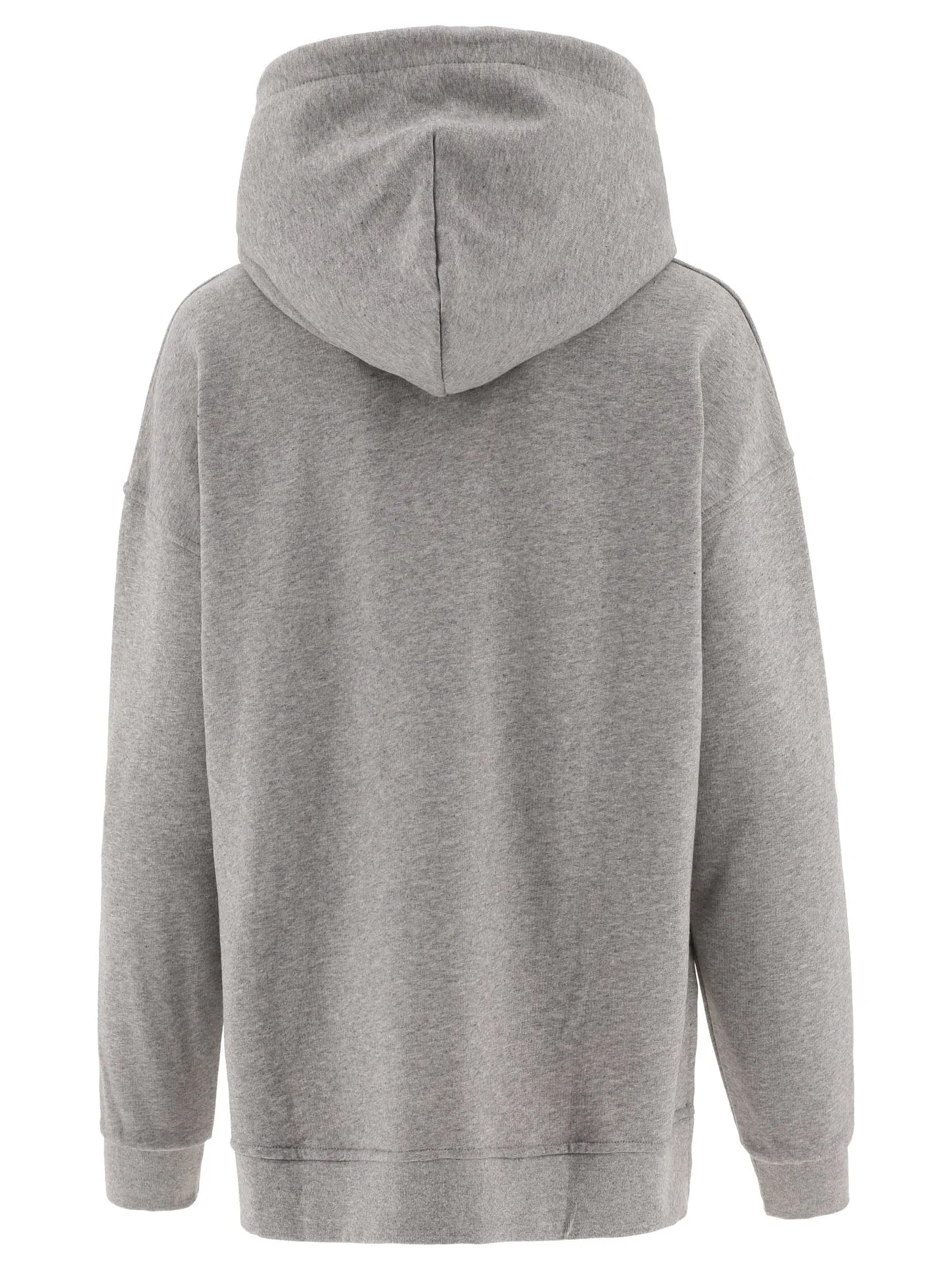 Ganni Logo Embroidered Drawstring Hoodie