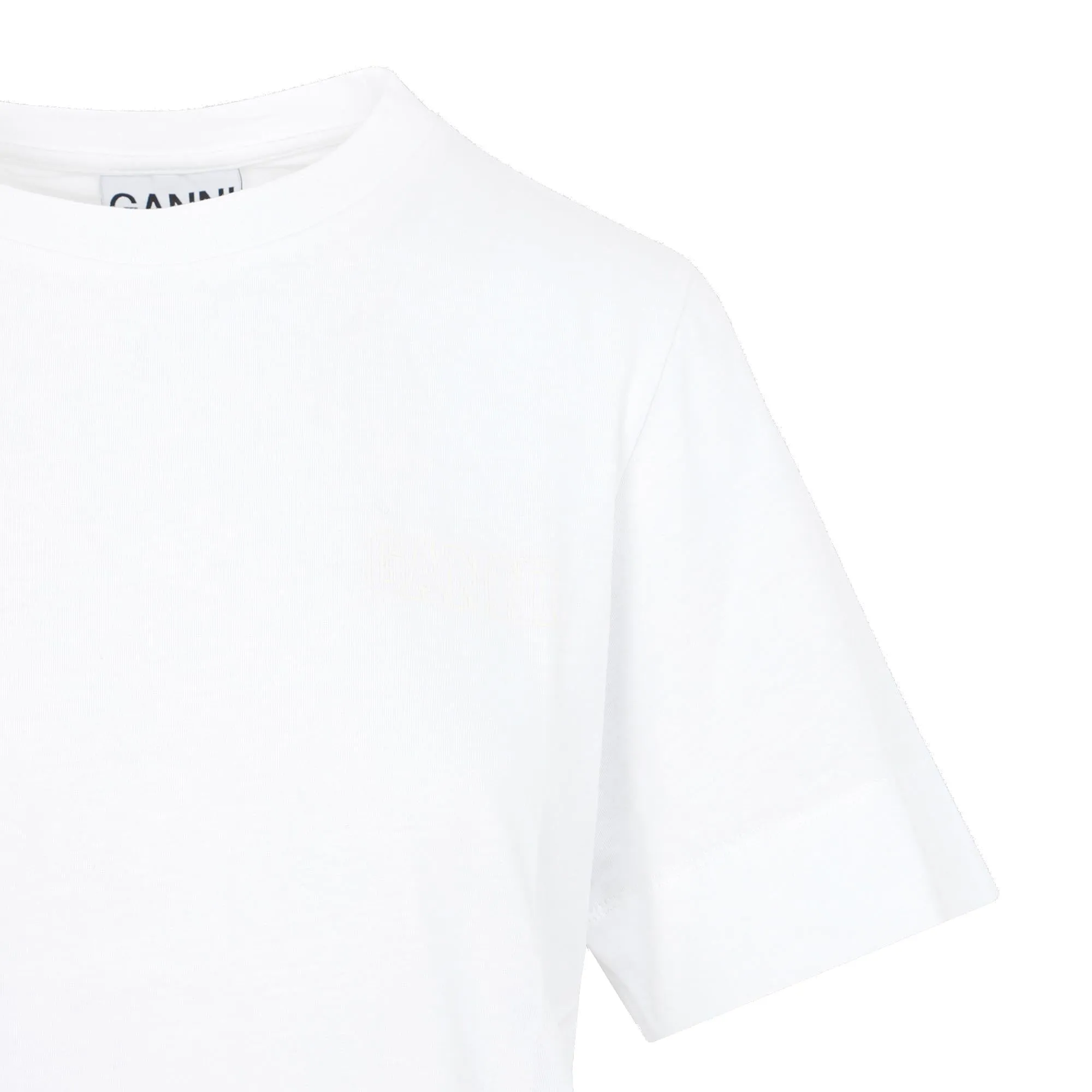 Ganni Plain Crewneck T-Shirt