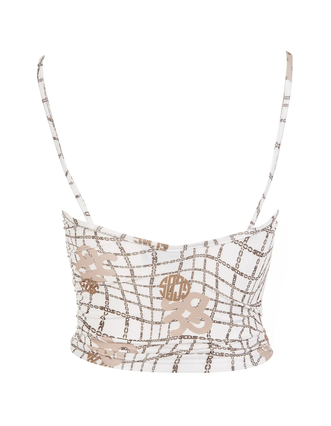 GCDS All-Over Chain Printed Top