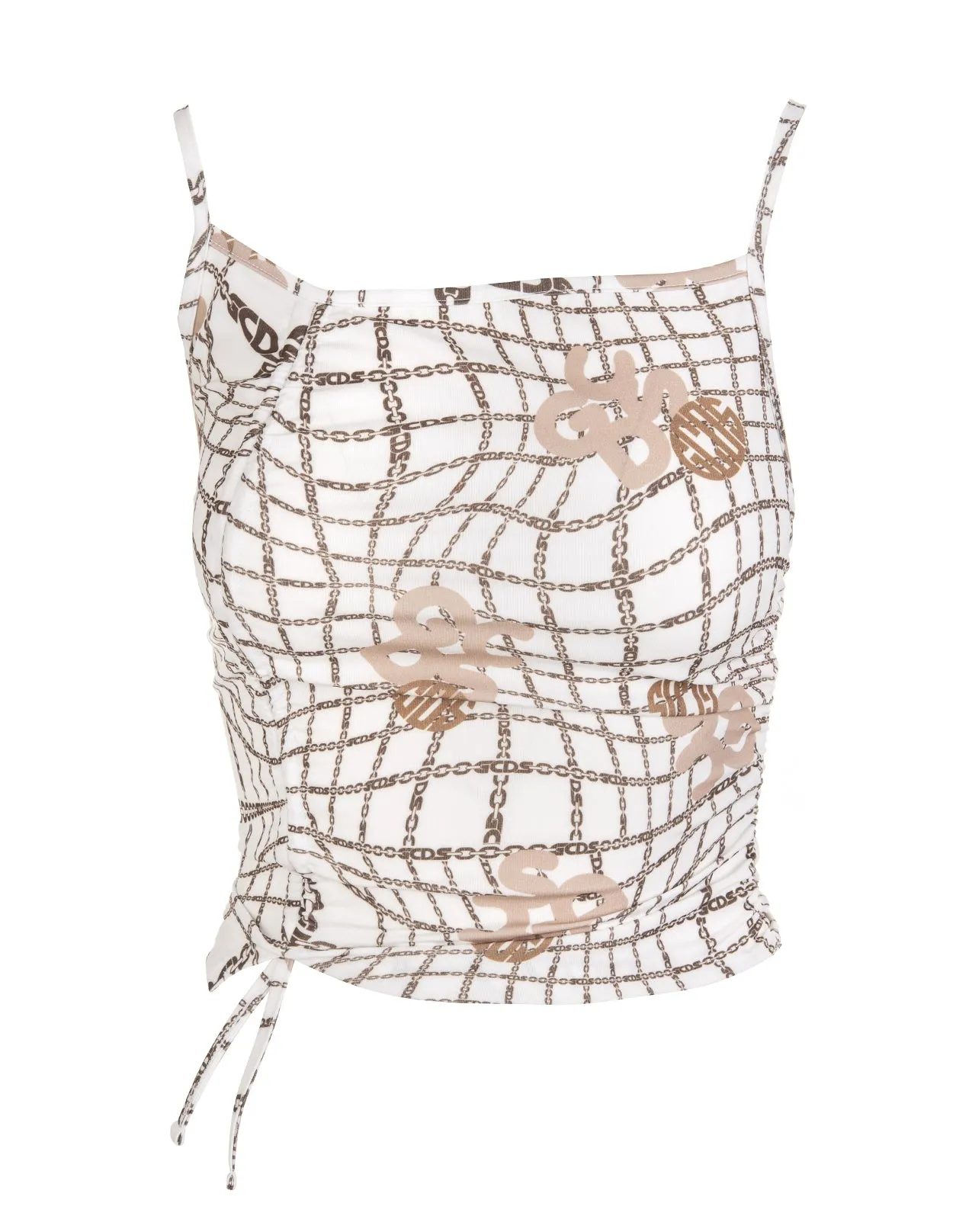 GCDS All-Over Chain Printed Top