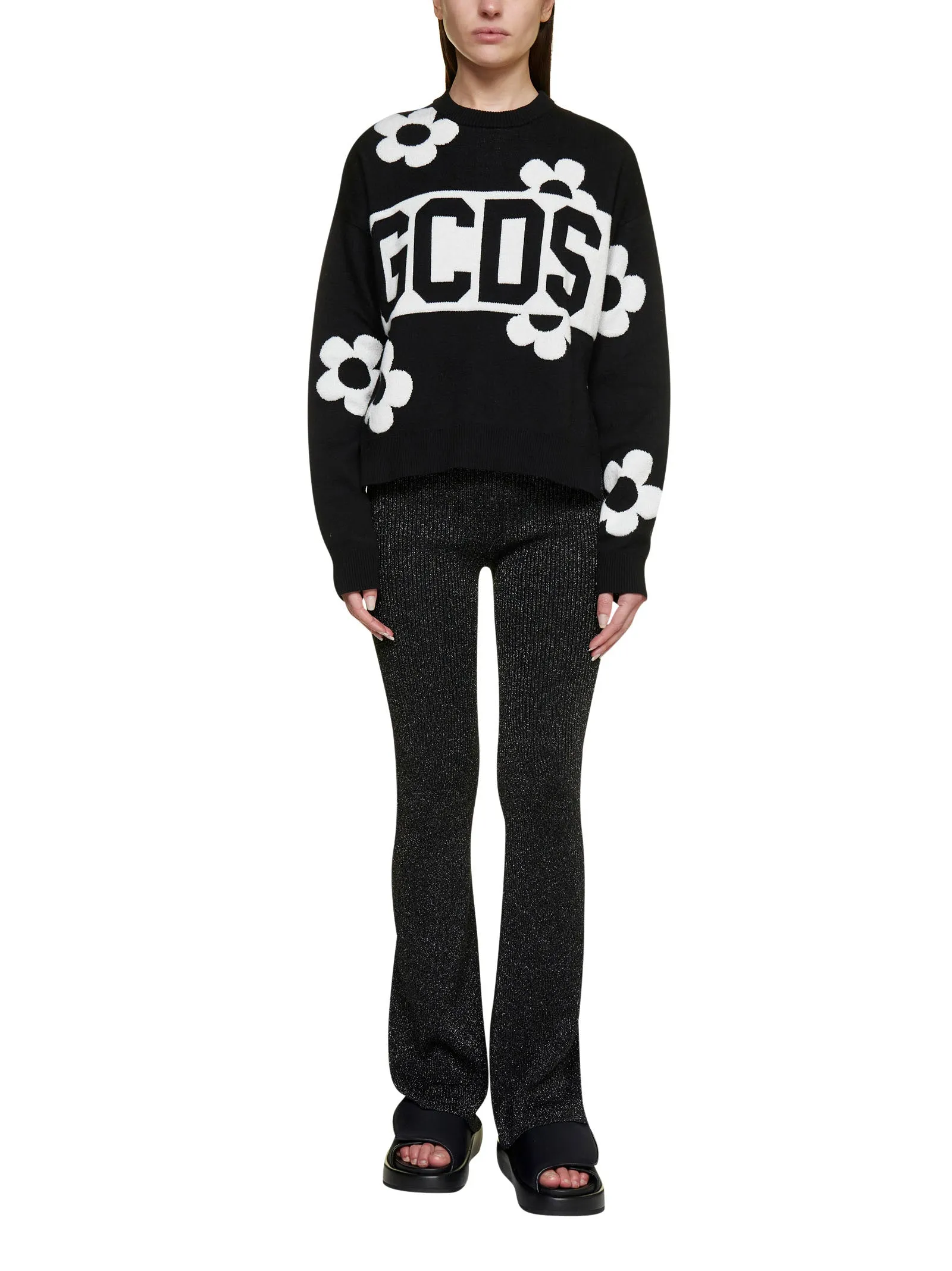 GCDS Daisy Logo Band Sweater