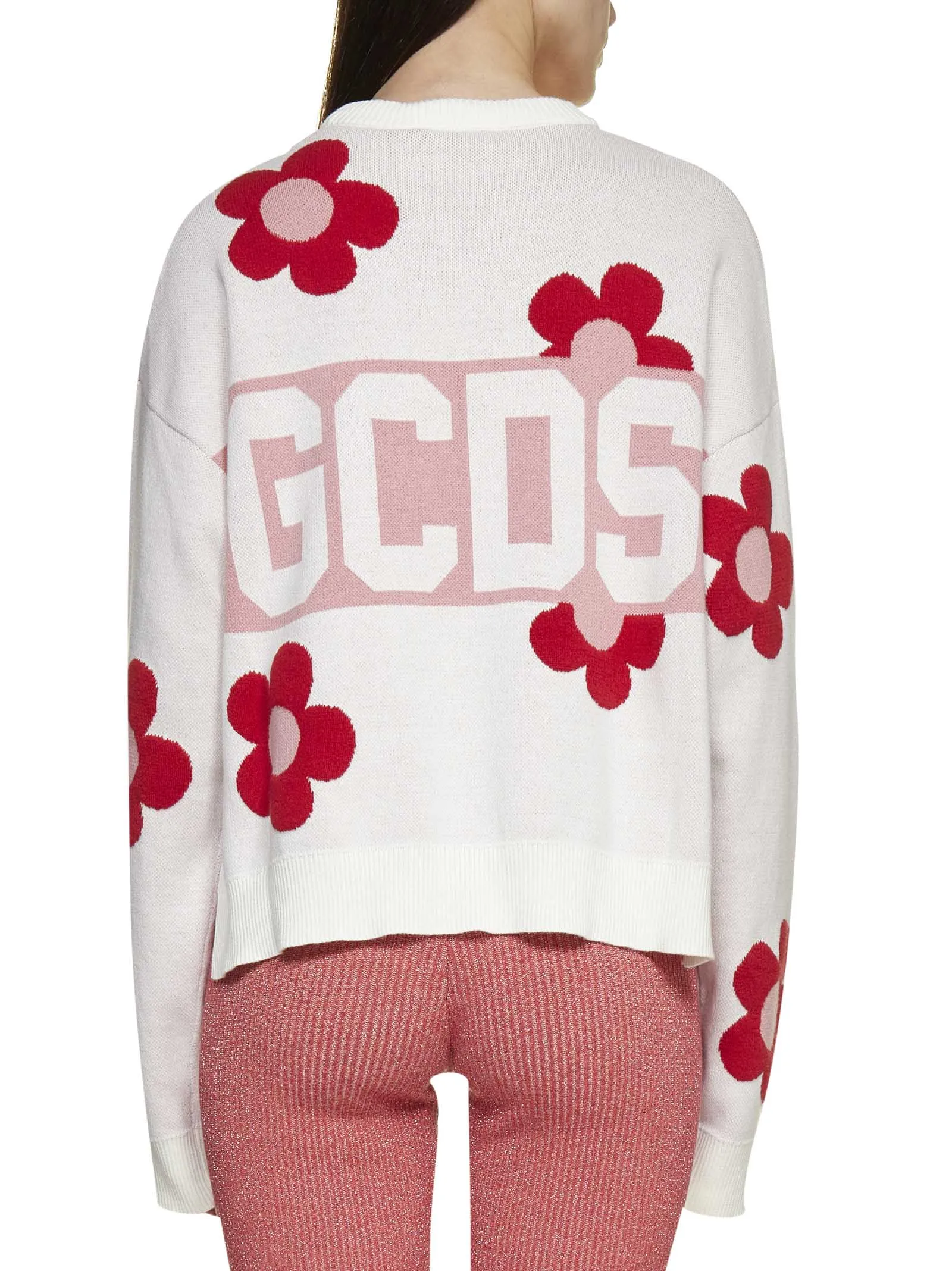 GCDS Daisy Logo Band Sweater