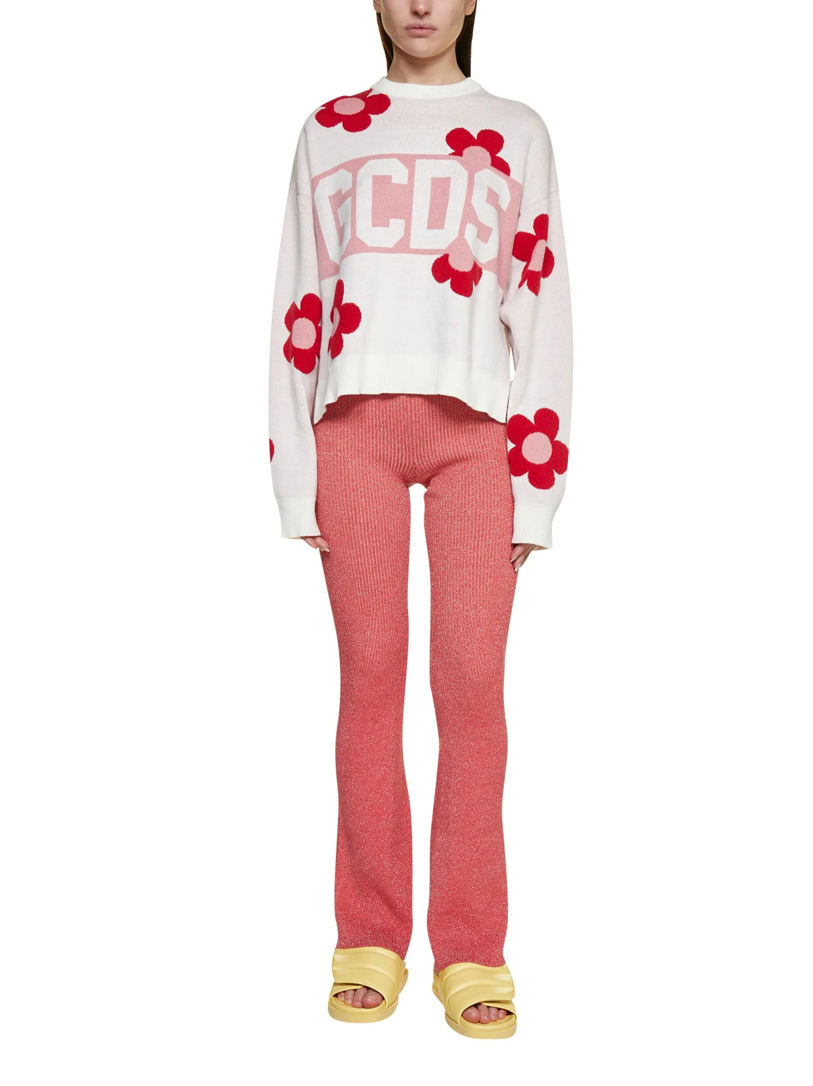 GCDS Daisy Logo Band Sweater