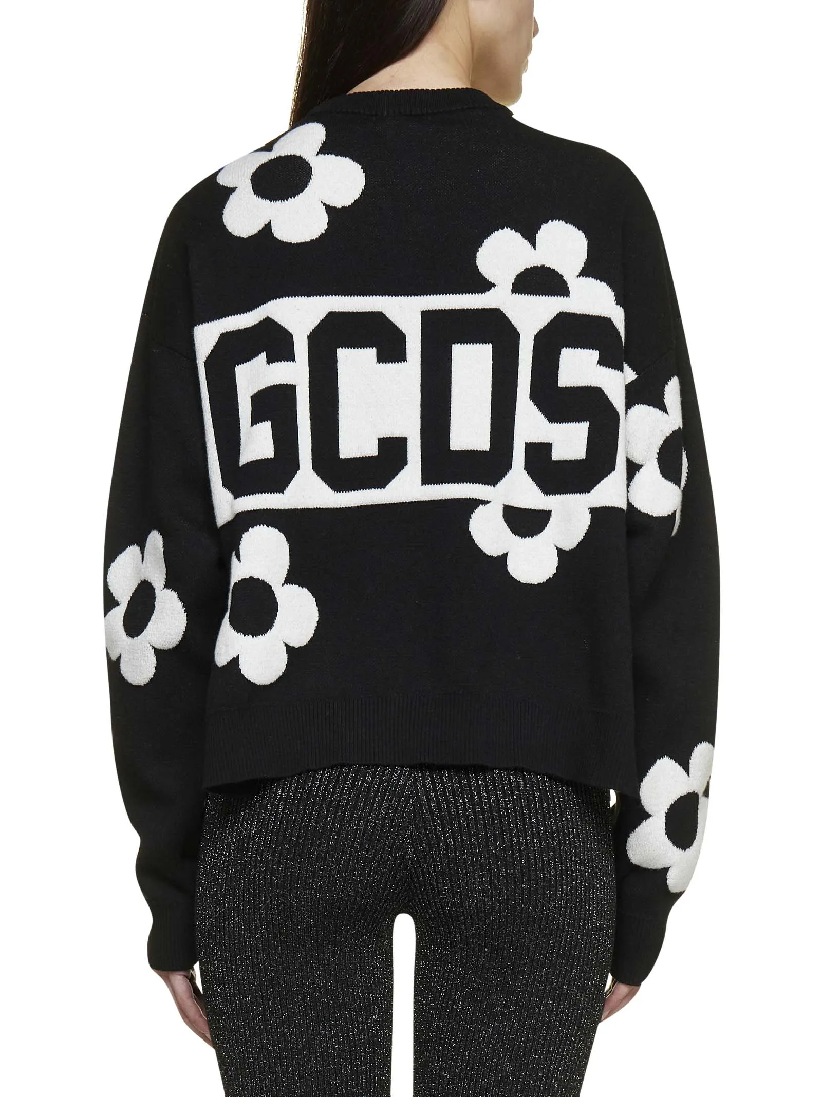 GCDS Daisy Logo Band Sweater
