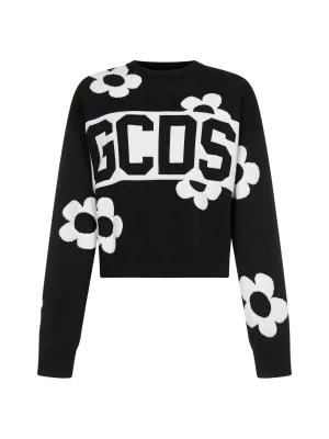 GCDS Daisy Logo Band Sweater