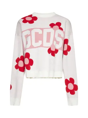 GCDS Daisy Logo Band Sweater