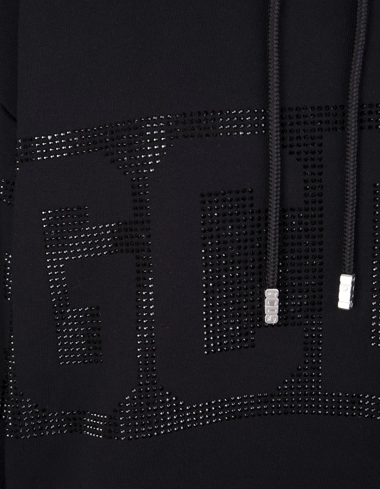 GCDS Logo Embellished Drawstring Hoodie